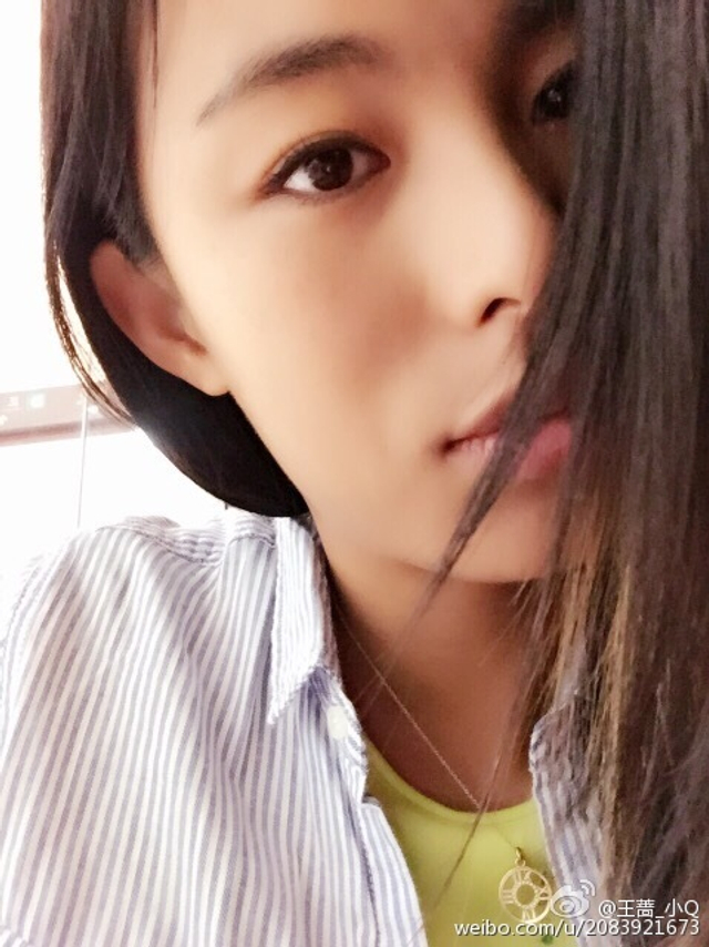 网球美女王蔷私人美照