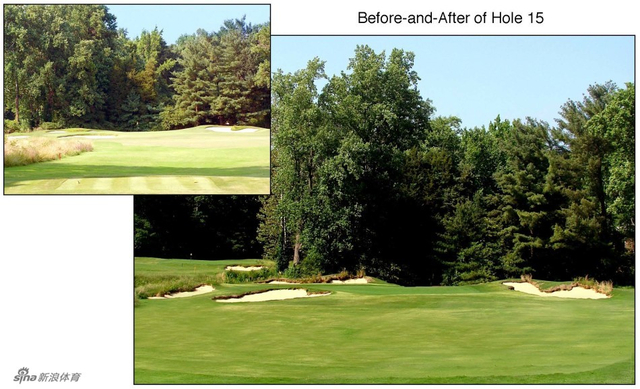 第15号洞起伏鲜明