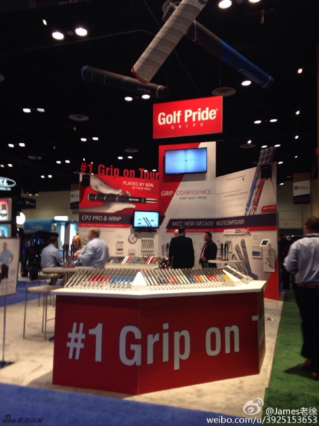 握把Golf Pride展位