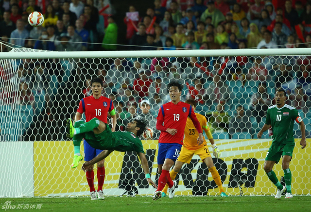 伊拉克的易卜拉欣倒钩瞬间