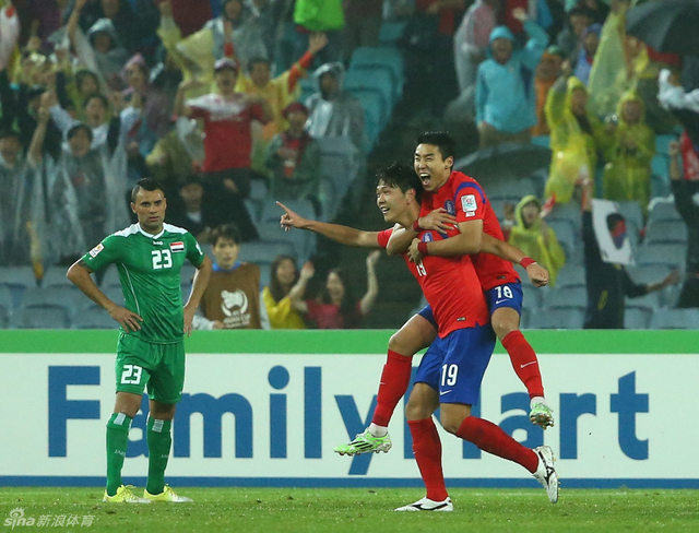 韩国2-0伊拉克