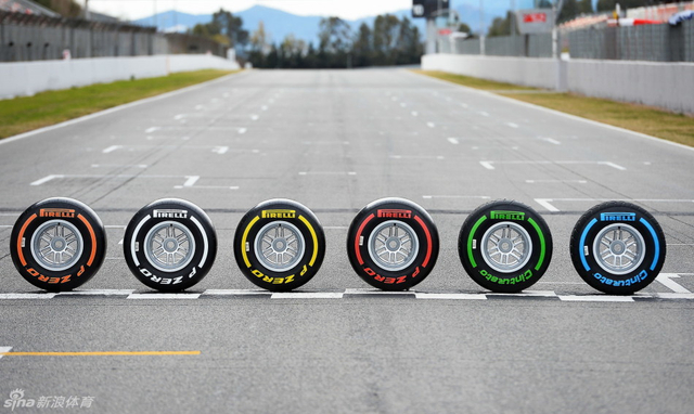 倍耐力2015款F1轮胎2
