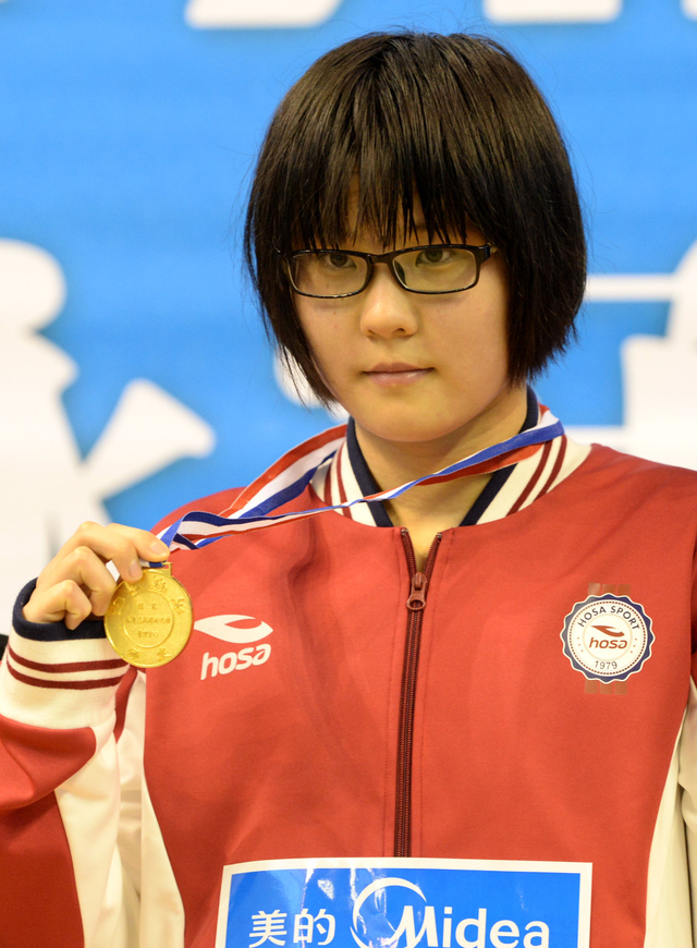 辛鑫获女子1500米自由泳冠军