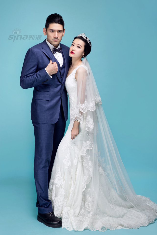 钟诚和美妻结婚写真