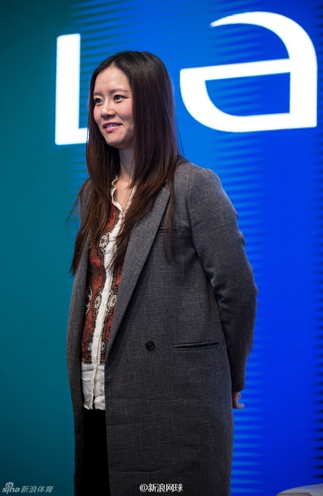 李娜接受采访