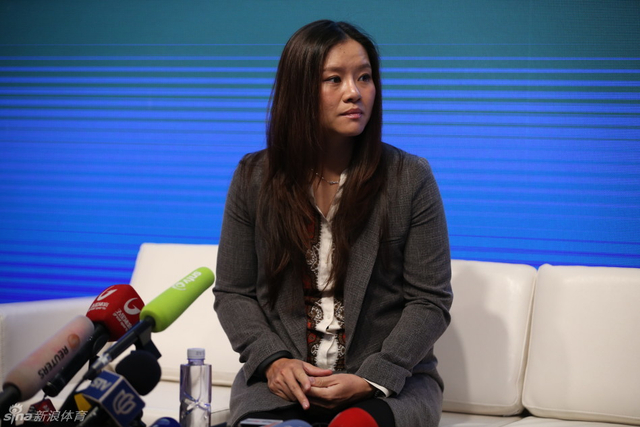 李娜接受采访