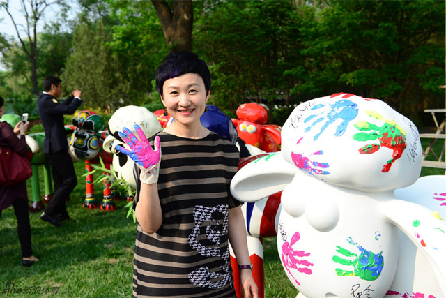 徐聪参加“羊”开泰环节.