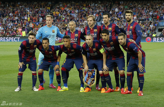 巴萨首发11人