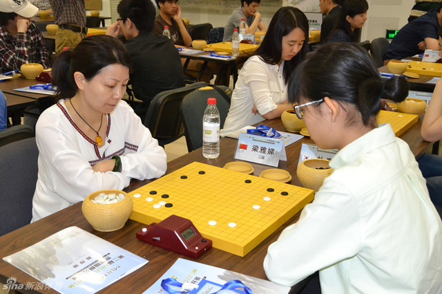 梁雅娣迎战韩国女将