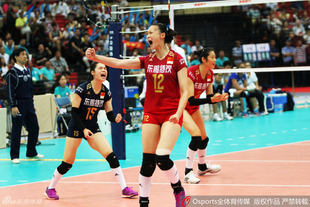 中国女排3-1泰国女排