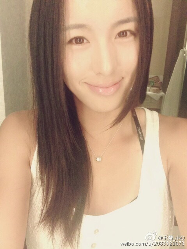 网球美女王蔷私人美照