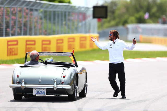 迈凯轮车队阿隆索巡游