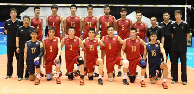 中国队赛前合影