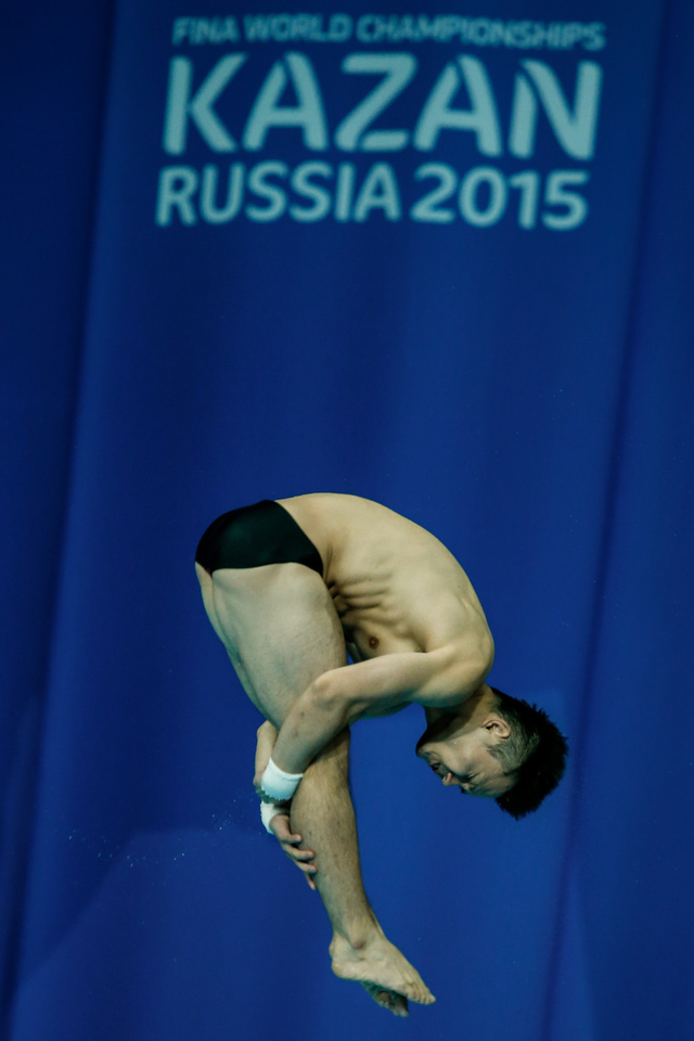 邱波十米台半决赛第一