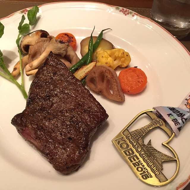 神户全马：爱心奖牌，还有神户牛肉