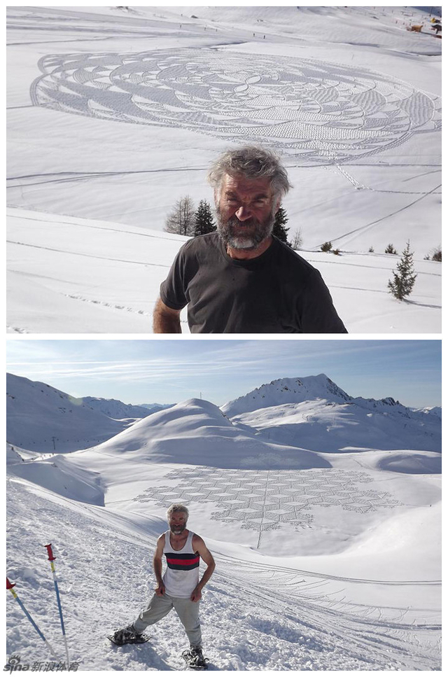 Simon Beck和他的作品