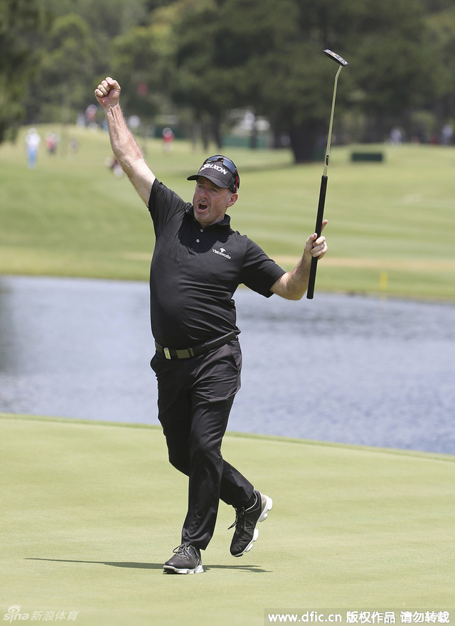 澳大利亚老将罗德-帕姆林交出61杆