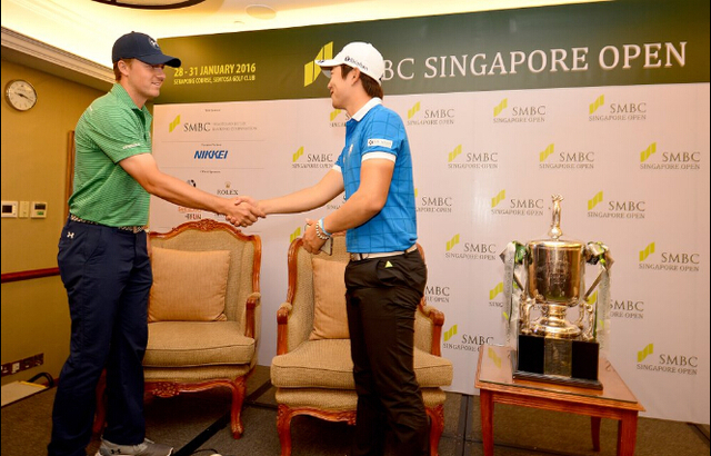 赛后发布会宋永汉与斯皮思见面