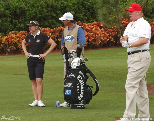 特朗普参加职业比赛配对赛