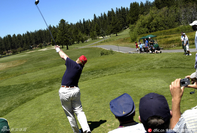 特朗普也爱高尔夫