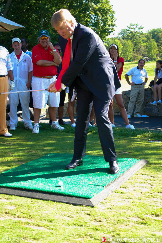 特朗普在开球仪式