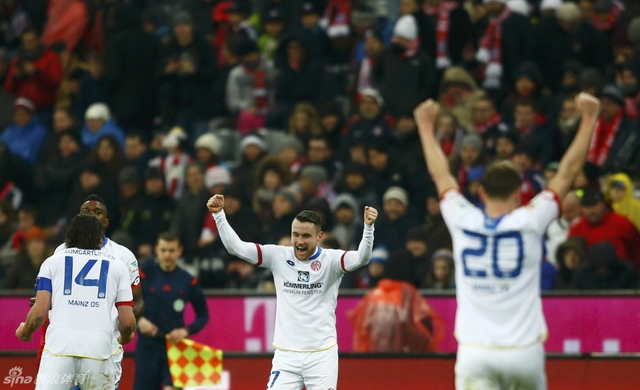 拜仁慕尼黑1-2美因茨