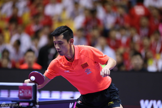 张继科回球瞬间