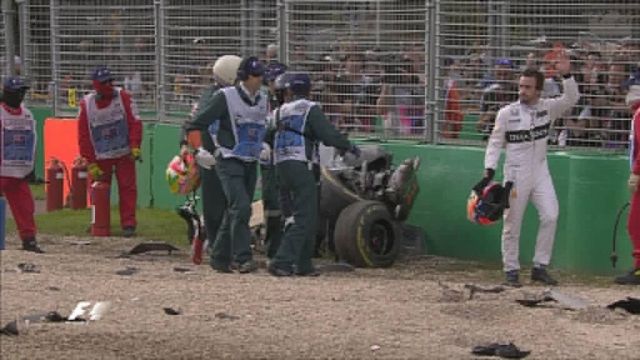 阿隆索发生严重撞车事故