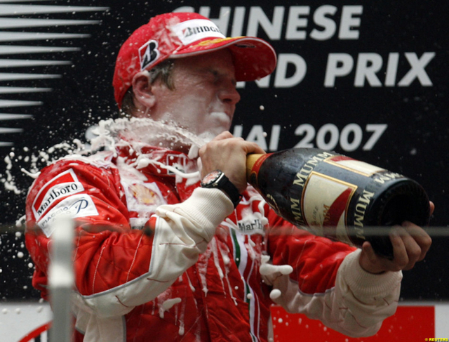 2007年F1中国站冠军莱库宁