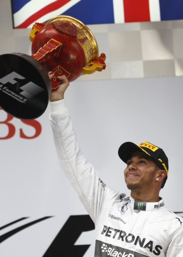2014年F1中国站冠军汉密尔顿