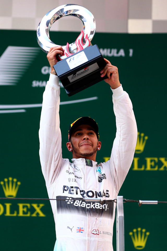 2015年F1中国站冠军汉密尔顿
