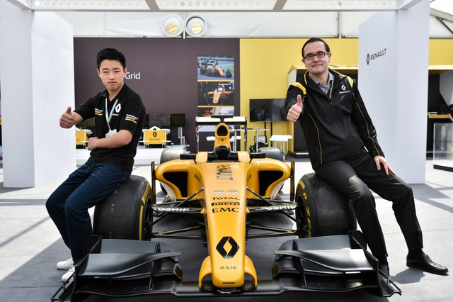 东风雷诺总裁福兰先生与雷诺新星孙越扬