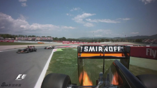 霍肯博格赛车起火