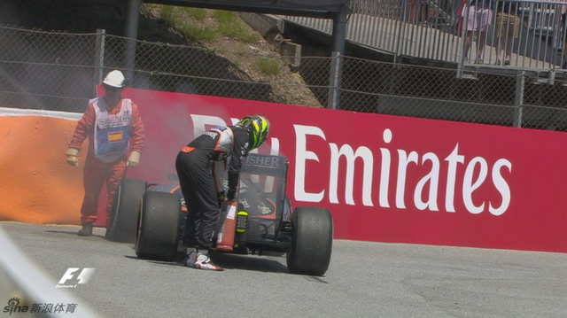 霍肯博格赛车起火