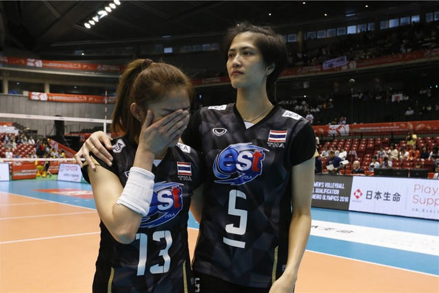 泰国女排遗憾告别