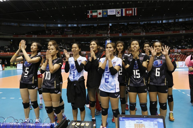 泰国女排谢球迷