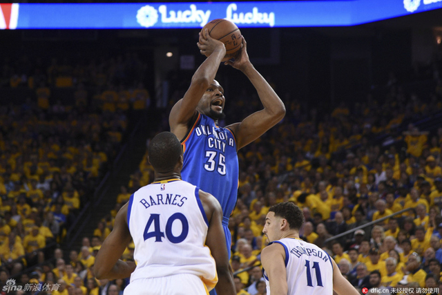 杜兰特急停中投杀死比赛