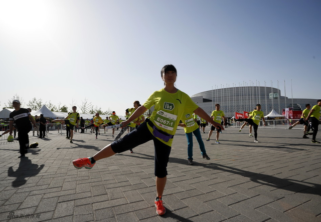 挑战100北京站开跑