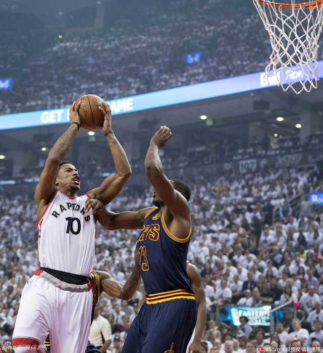 德罗赞强硬突破