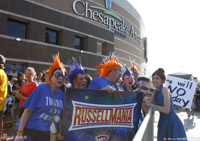雷霆球迷已经准备好了
