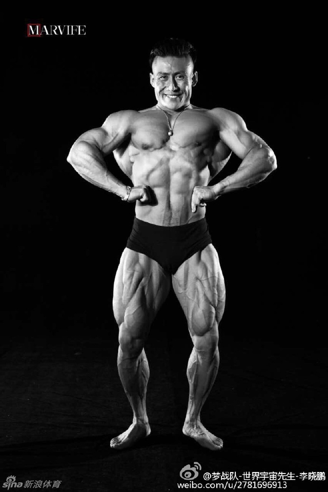 #男子健美#健美男神饱满肌肉 