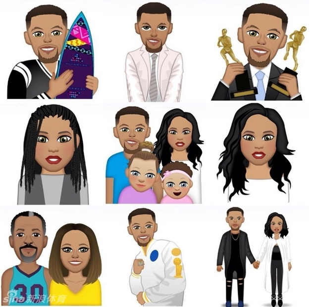 库里专属Emoji表情