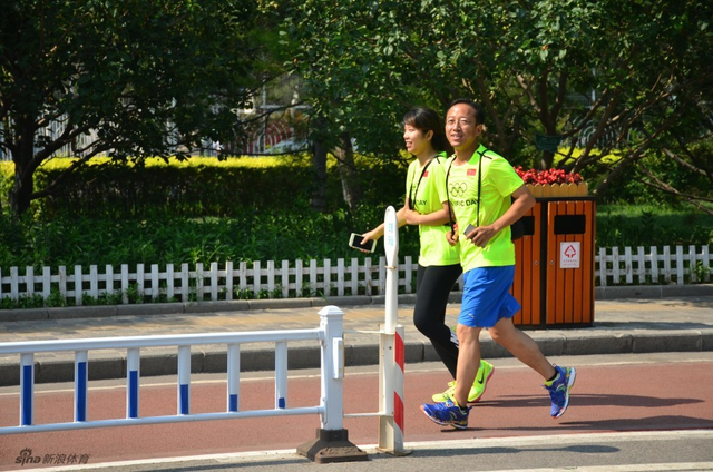 浪跑团亮相奥跑日活动