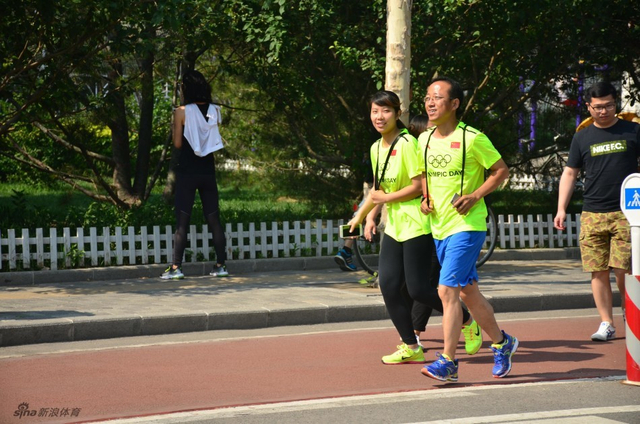 浪跑团亮相奥跑日活动