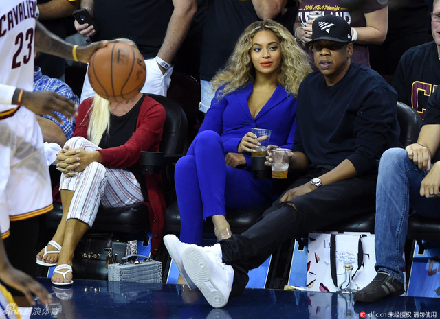 碧昂斯亲临现场