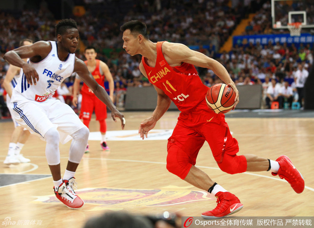 易建联持球突破