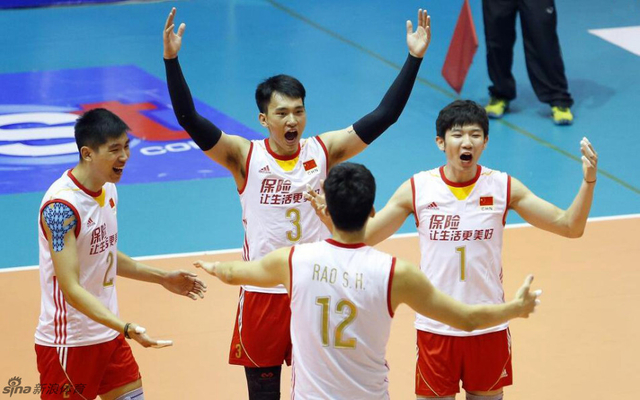 亚洲杯中国男排二队3-0泰国