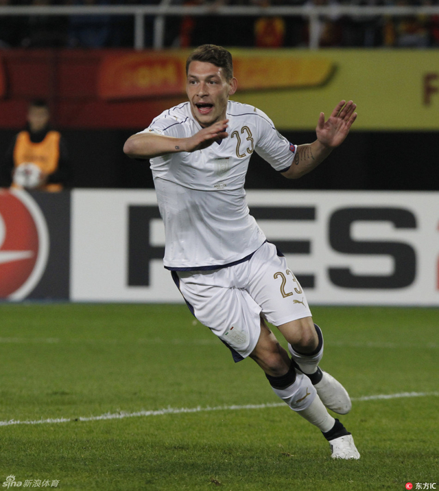 贝罗蒂庆祝进球