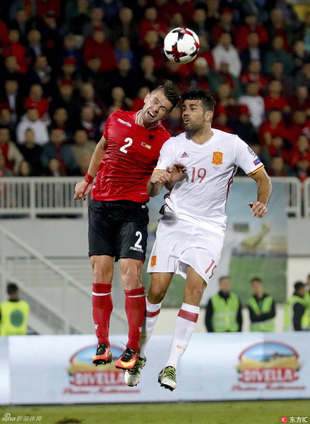 科斯塔争顶头球