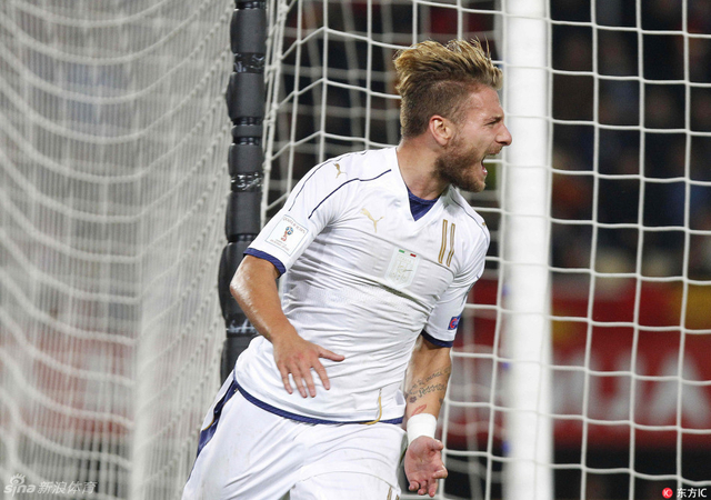 因莫比莱进球怒吼